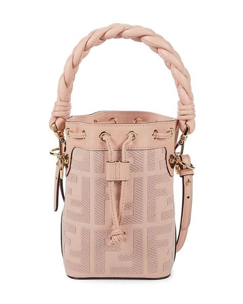 fendi pink plastic bag|fendi bucket bag pink.